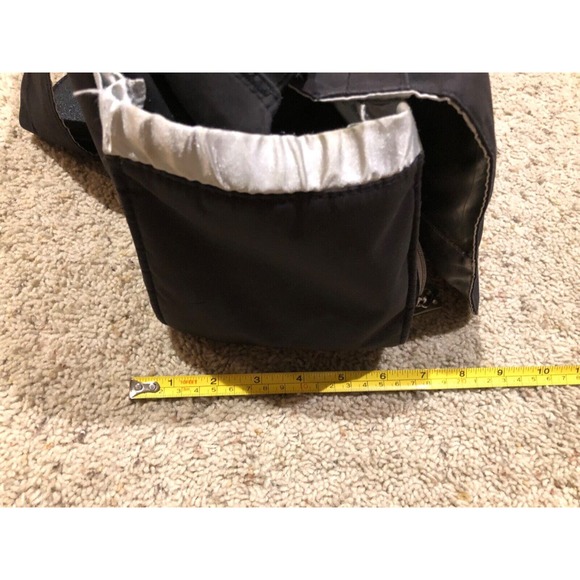 Ju Ju Be BLACK Crossbody MESSENGER or Shoulder DIAPER BAG Comfort Strap Z20 - Picture 9 of 12